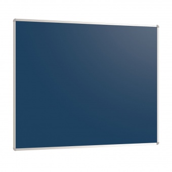 Wandtafel Stahlemaille blau, 120x100 cm, ohne Kreideablage, 